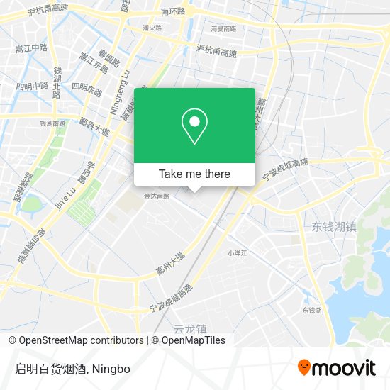 启明百货烟酒 map