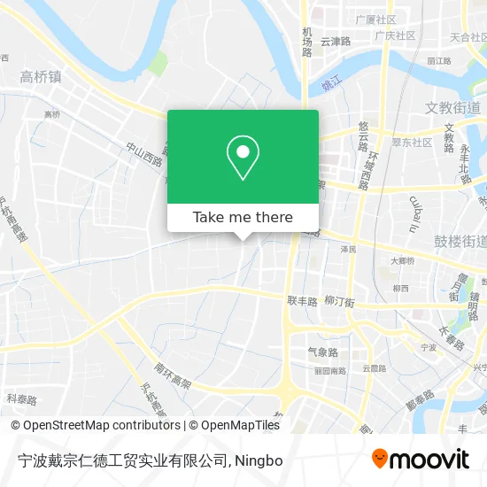 宁波戴宗仁德工贸实业有限公司 map