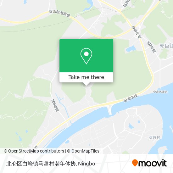 北仑区白峰镇马盘村老年体协 map