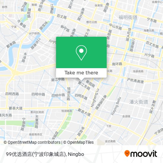 99优选酒店(宁波印象城店) map