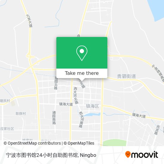 宁波市图书馆24小时自助图书馆 map