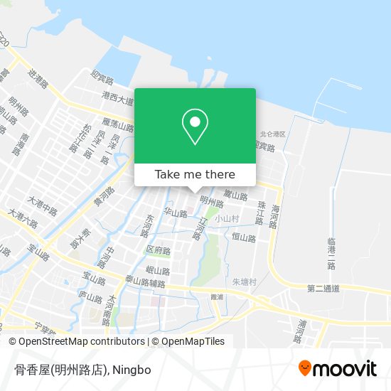骨香屋(明州路店) map