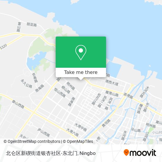 北仑区新碶街道银杏社区-东北门 map