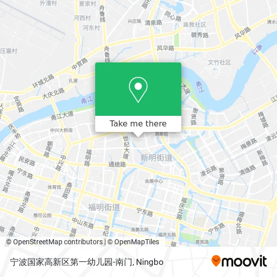 宁波国家高新区第一幼儿园-南门 map
