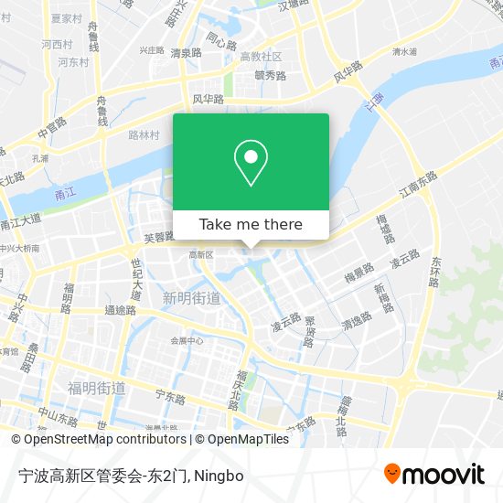 宁波高新区管委会-东2门 map