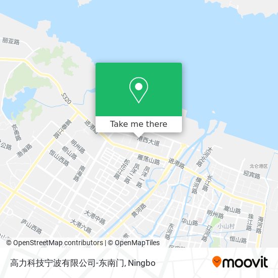 高力科技宁波有限公司-东南门 map