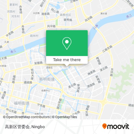 高新区管委会 map