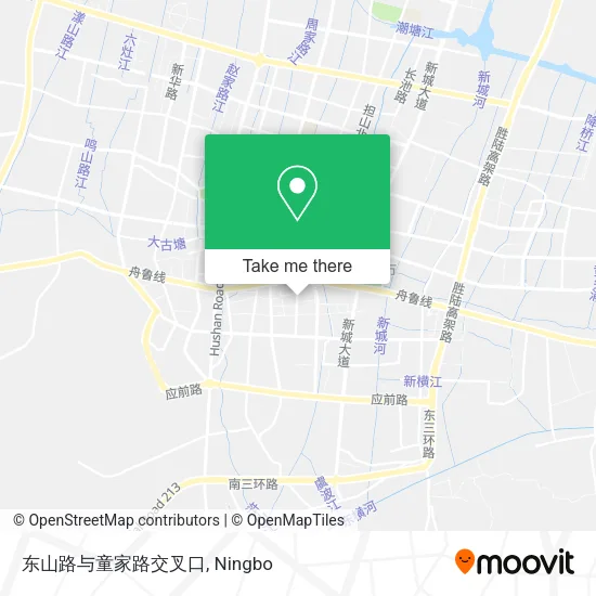 东山路与童家路交叉口 map