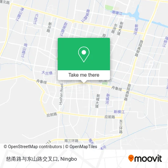 慈甬路与东山路交叉口 map