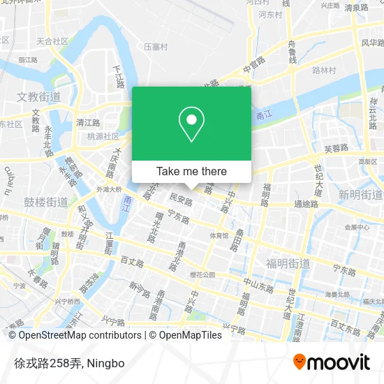 徐戎路258弄 map