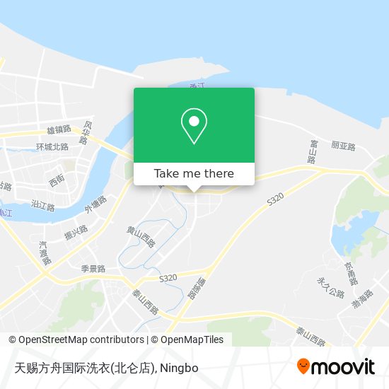 天赐方舟国际洗衣(北仑店) map
