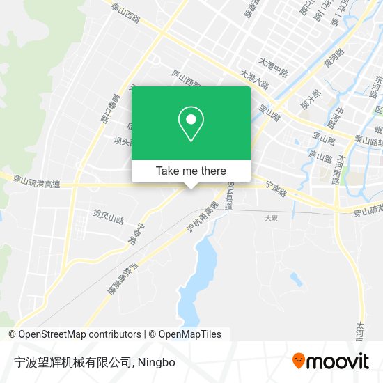 宁波望辉机械有限公司 map