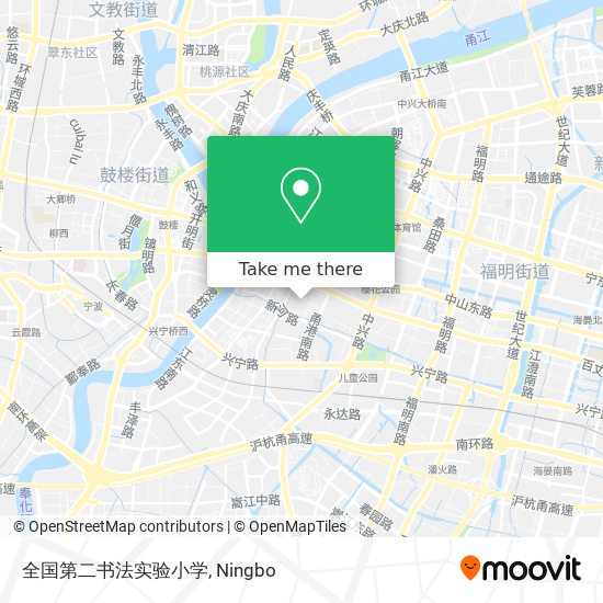 全国第二书法实验小学 map