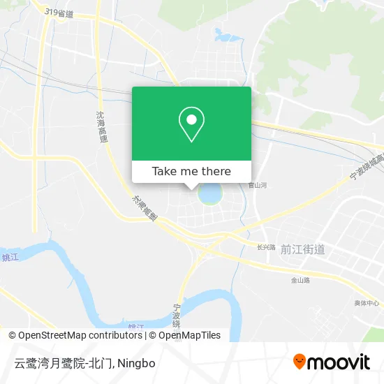 云鹭湾月鹭院-北门 map