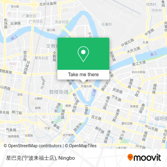 星巴克(宁波来福士店) map