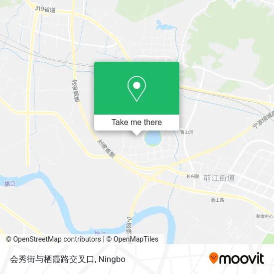会秀街与栖霞路交叉口 map