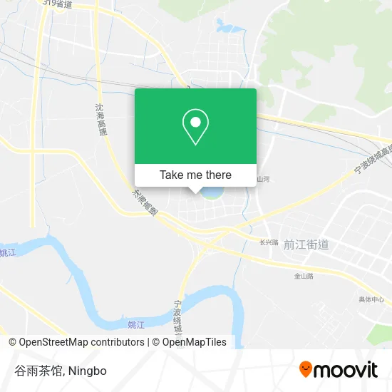 谷雨茶馆 map