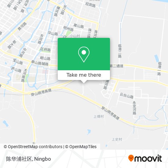 陈华浦社区 map