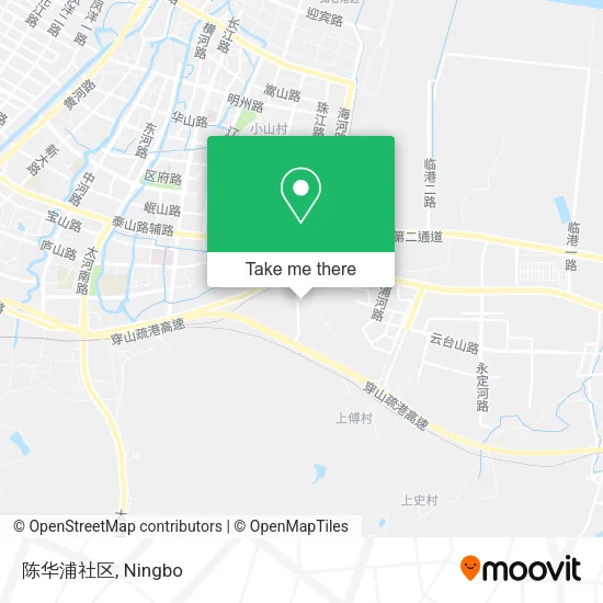 陈华浦社区 map