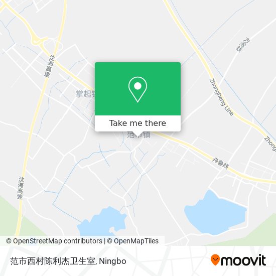 范市西村陈利杰卫生室 map
