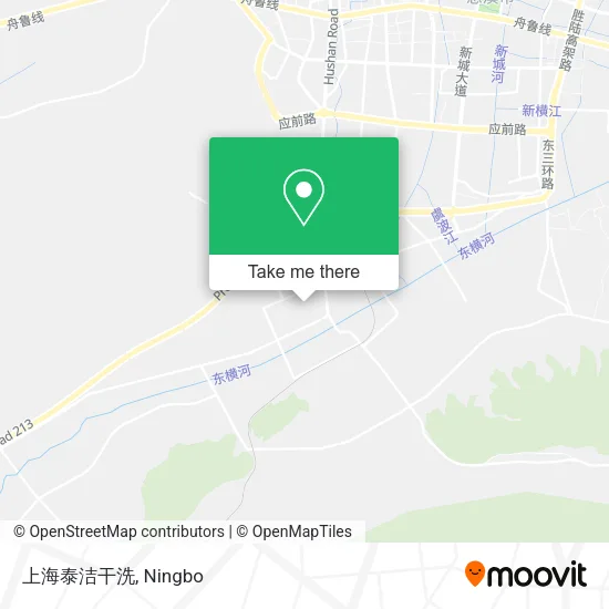 上海泰洁干洗 map