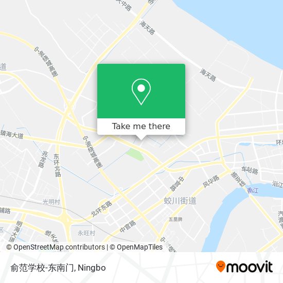 俞范学校-东南门 map