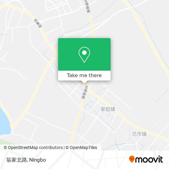 翁家北路 map
