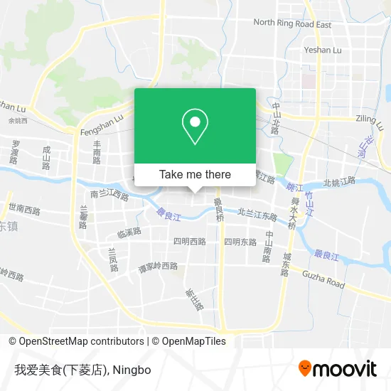我爱美食(下菱店) map