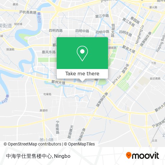 中海学仕里售楼中心 map