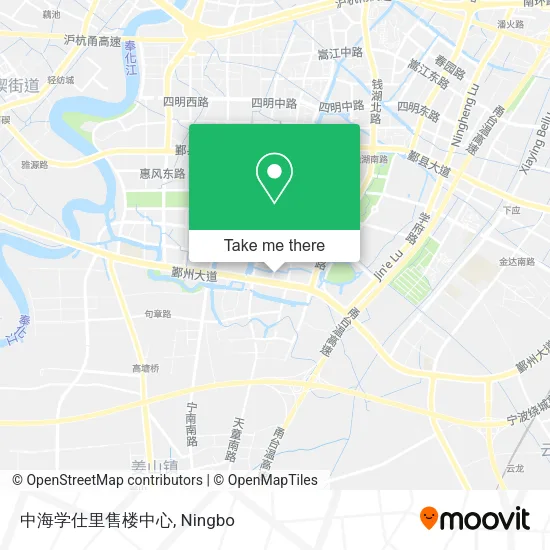 中海学仕里售楼中心 map
