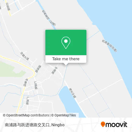 南浦路与跃进塘路交叉口 map