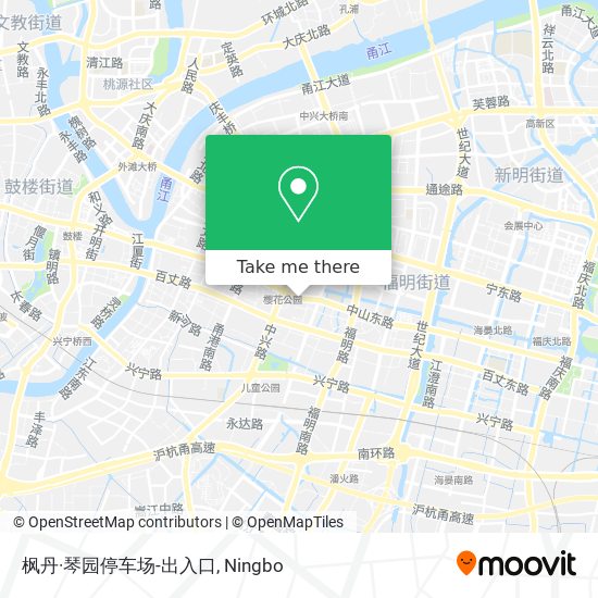 枫丹·琴园停车场-出入口 map