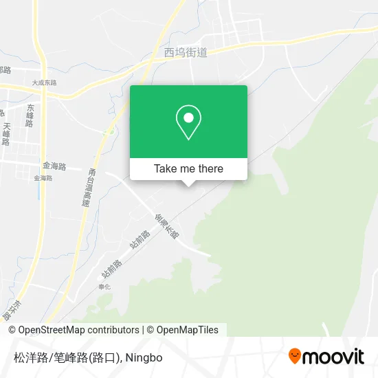 松洋路/笔峰路(路口) map