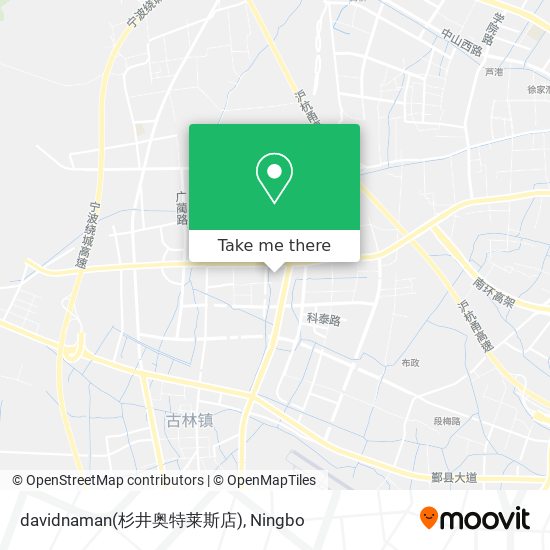 davidnaman(杉井奥特莱斯店) map