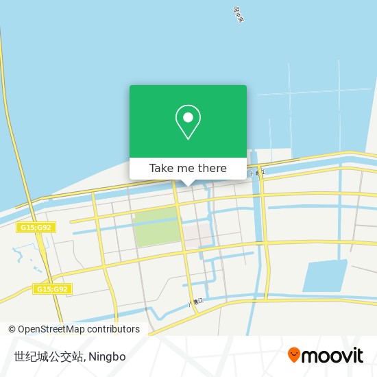 世纪城公交站 map