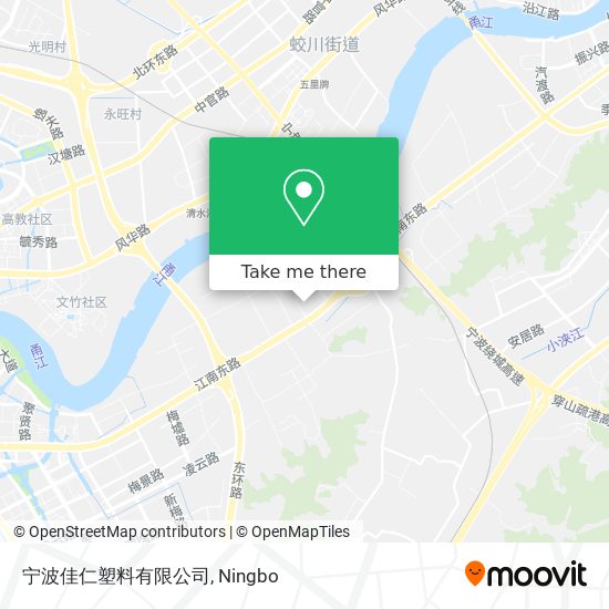 宁波佳仁塑料有限公司 map