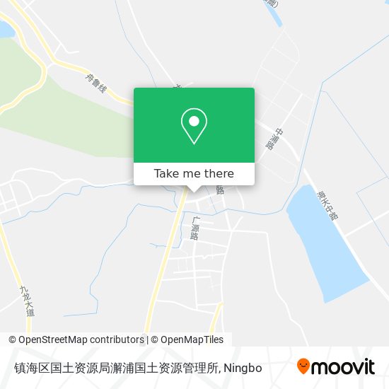镇海区国土资源局澥浦国土资源管理所 map