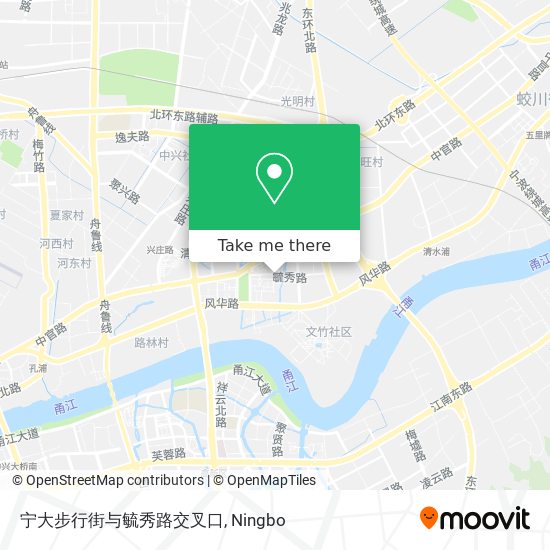 宁大步行街与毓秀路交叉口 map