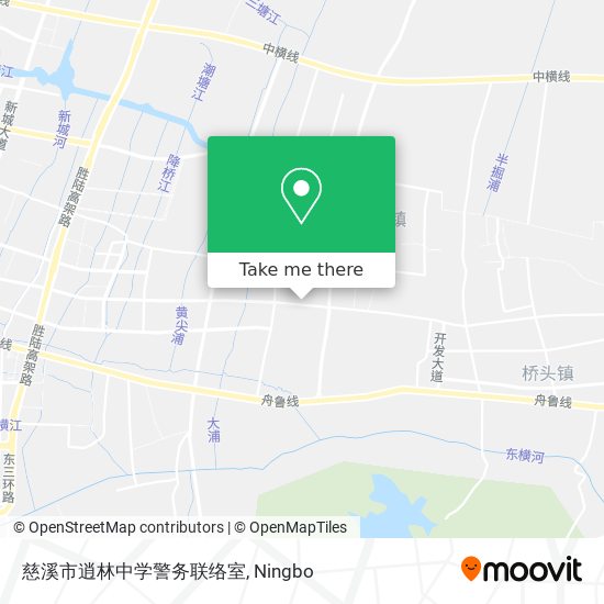 慈溪市逍林中学警务联络室 map