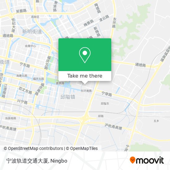 宁波轨道交通大厦 map