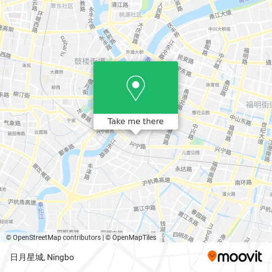 日月星城 map