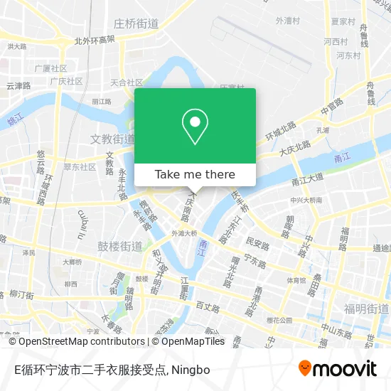 E循环宁波市二手衣服接受点 map