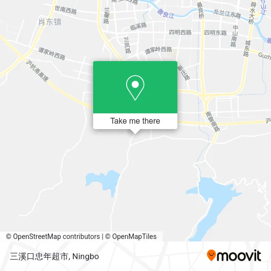 三溪口忠年超市 map