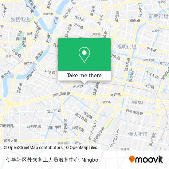 仇毕社区外来务工人员服务中心 map
