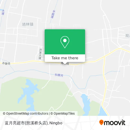 蓝月亮超市(慈溪桥头店) map