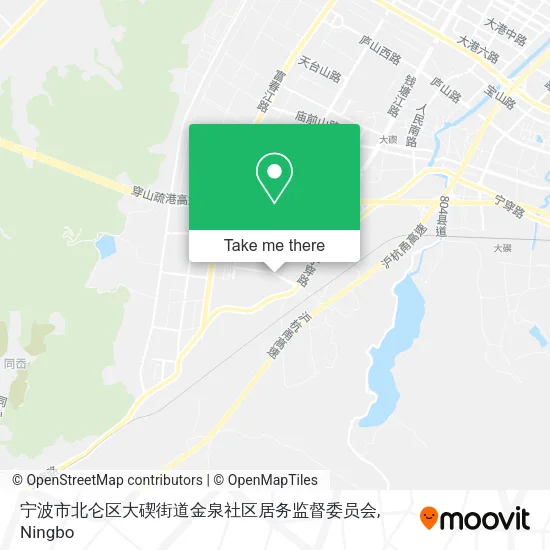 宁波市北仑区大碶街道金泉社区居务监督委员会 map