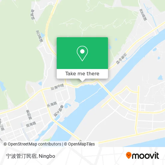 宁波菅汀民宿 map