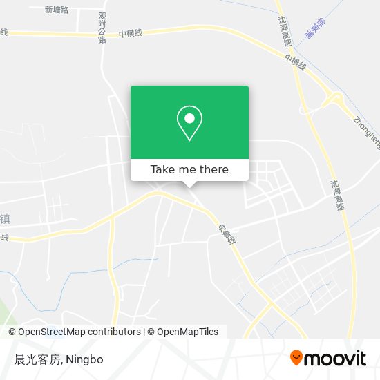 晨光客房 map