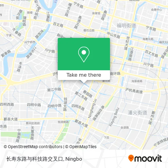 长寿东路与科技路交叉口 map