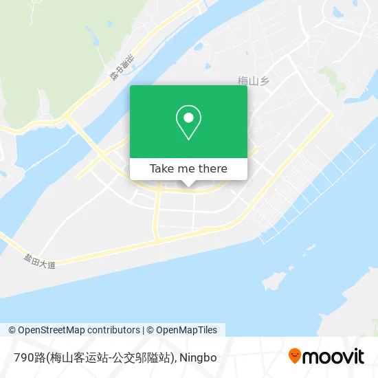 790路(梅山客运站-公交邬隘站) map